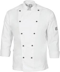 DNC Cool Breeze Cotton L/SL Chef Jacket in QLD