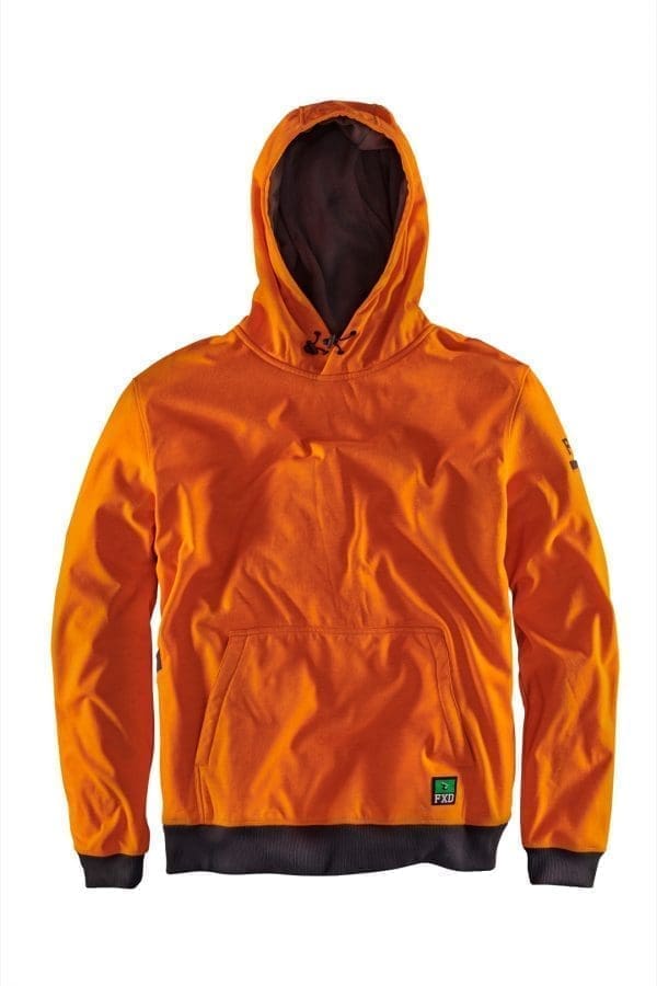 FXD WF-1 Orange Hi Vis Work Hoodie in QLD