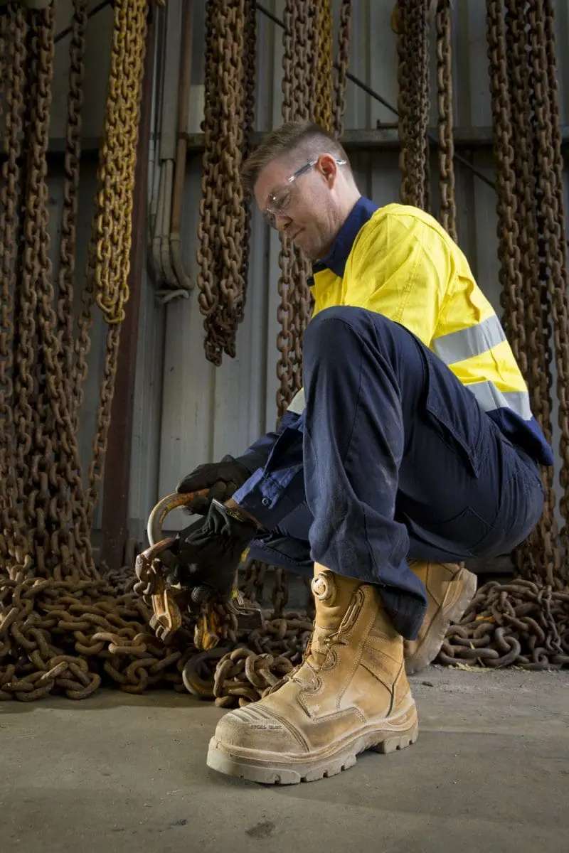 Zip-Sided Safety Toe Hiker Boots From Tradey’s Browns Plains