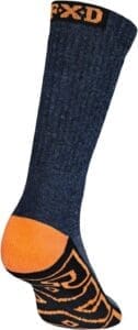 FXD SK-1 Multi Pack Work Socks Back Right View in QLD